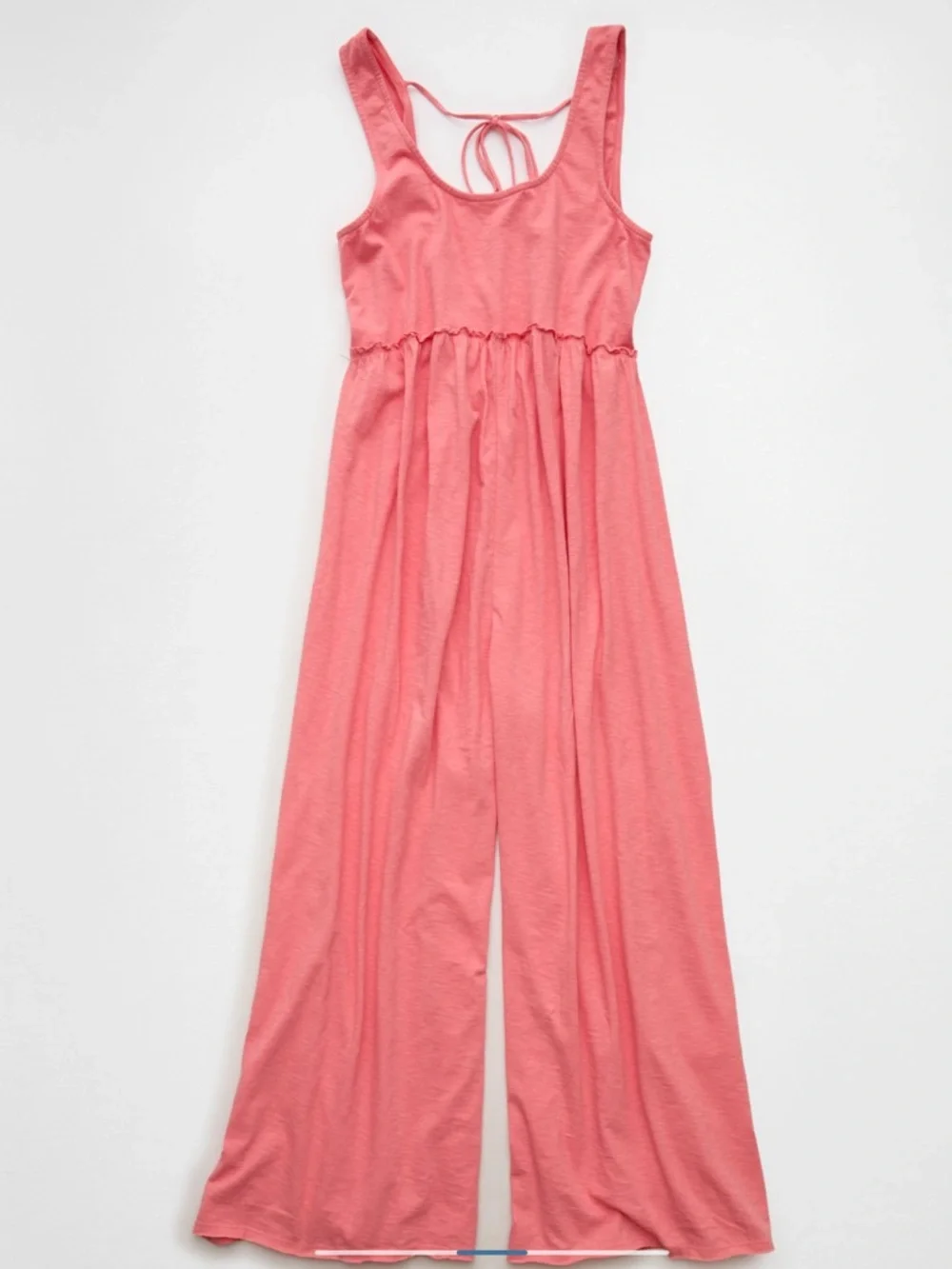NWT American Eagle ($74.95) Coral Sunchaser Scoop Neck Jumpsuit - Picture 4 of 7
